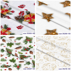 Vánoční role dekorační látky