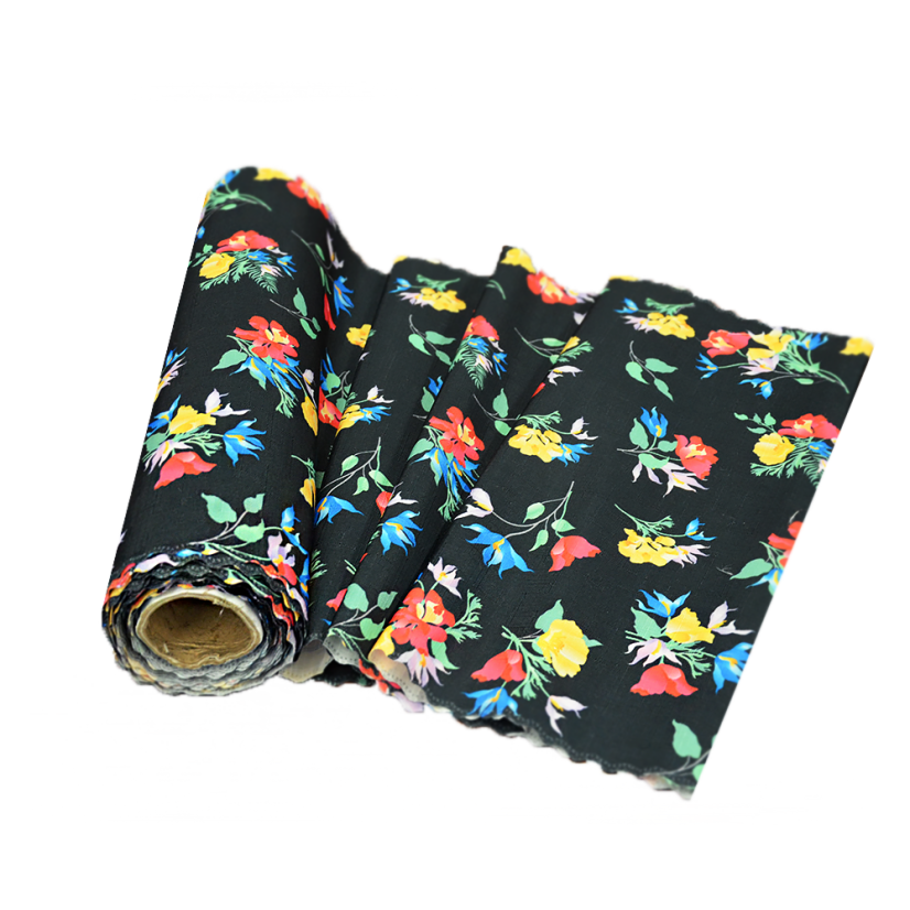 Ubrusová šála v metráži Afrika - Šírka materiálu ↔ (cm): 38, Vyber okraje: pouze střih