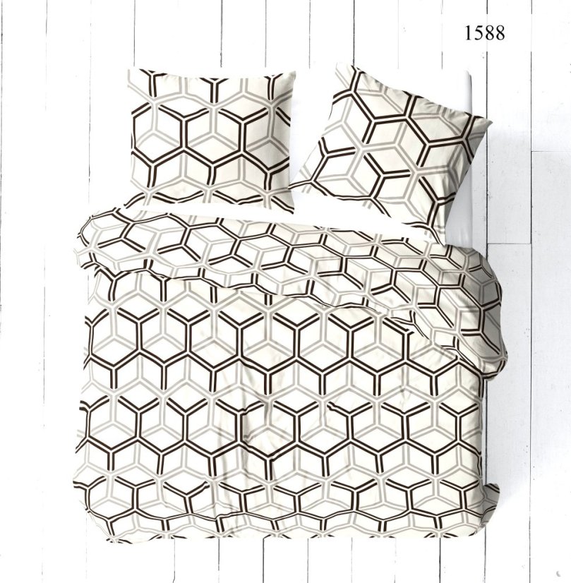 Povlečení hladká bavlna LUX - Gerda - Rozměr povlečení: 140x200+70x90