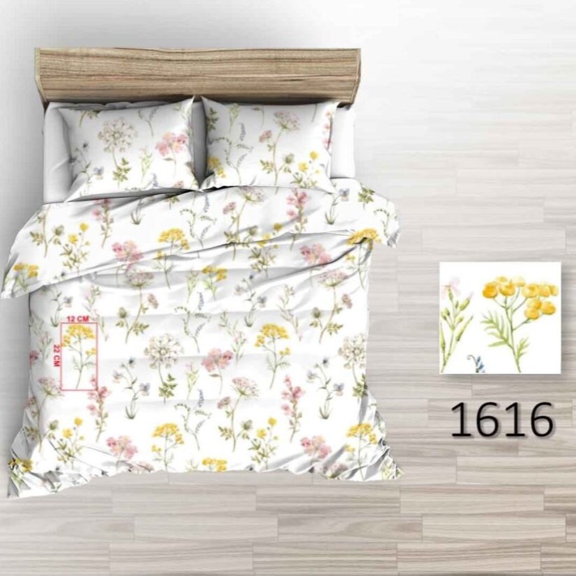 Obliečky hladká bavlna LUX - Chamomilla - Rozmer obliečky: 140x200+70x90