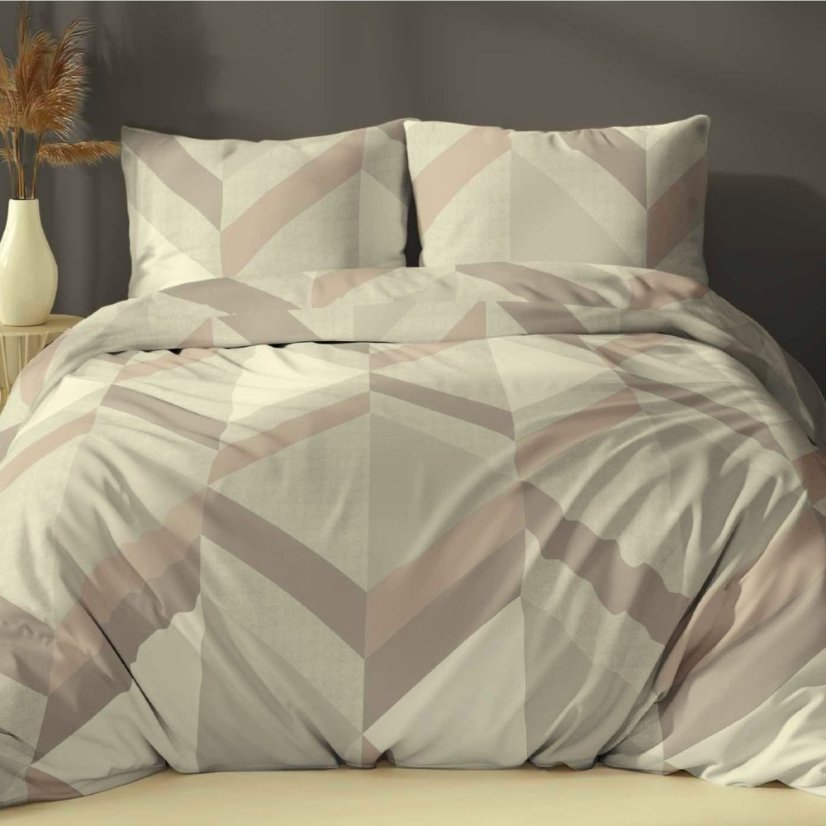 Povlečení bavlněný satén Sima - Rozměr povlečení: 140x200+70x90