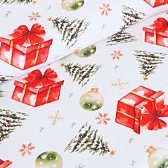 Vánoční ubrusová látka Garden 25268-101