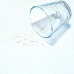 Teflónový obrus 3018 biela STANDARD - obšitý