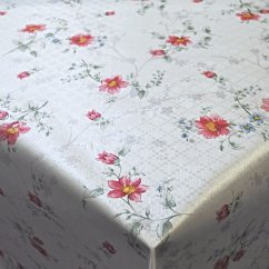 PVC ubrusovina - Fleur červená
