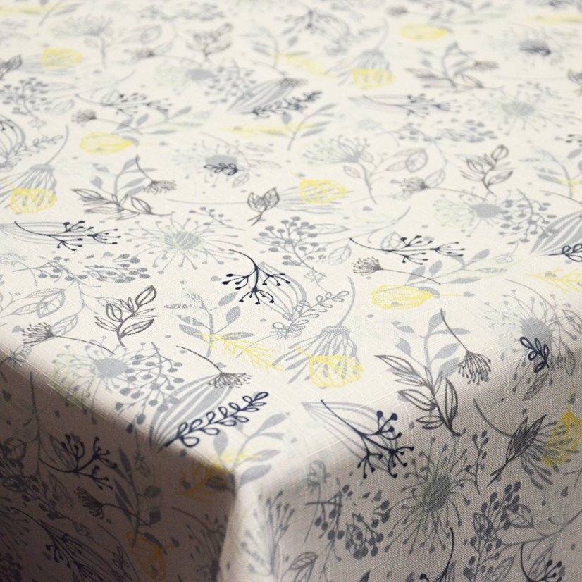 Teflonový ubrus tisk Viva šedá - Vyber rozmer: 50x100