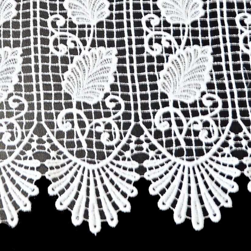 Macramé záclona Sofia - Vyber výšku ↕ (cm): 40, Vyber šití: bez obšití