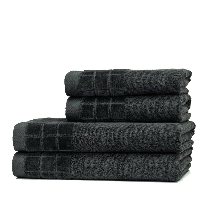 Ručník, osuška Lari - tm. šedá - Rozměr ručníku: 50x100