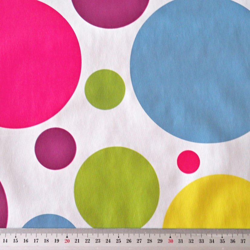 PVC obrusovina - Farebné kruhy