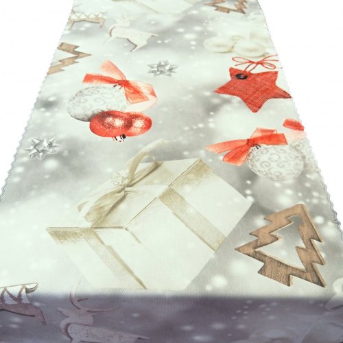 Vianočné obrusy a behúne SOFT - Rozměr ubrusu: 40x120