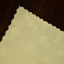 Teflonový ubrus žakár Lila - smetanový - Rozměr ubrusu: 75x75