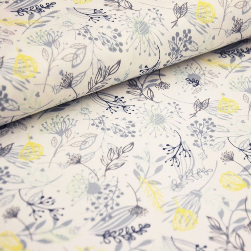 Teflonová látka Viva šedá - Šíře materiálu ↔ (cm): 155