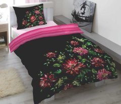 Povlečení bavlněný satén Floral