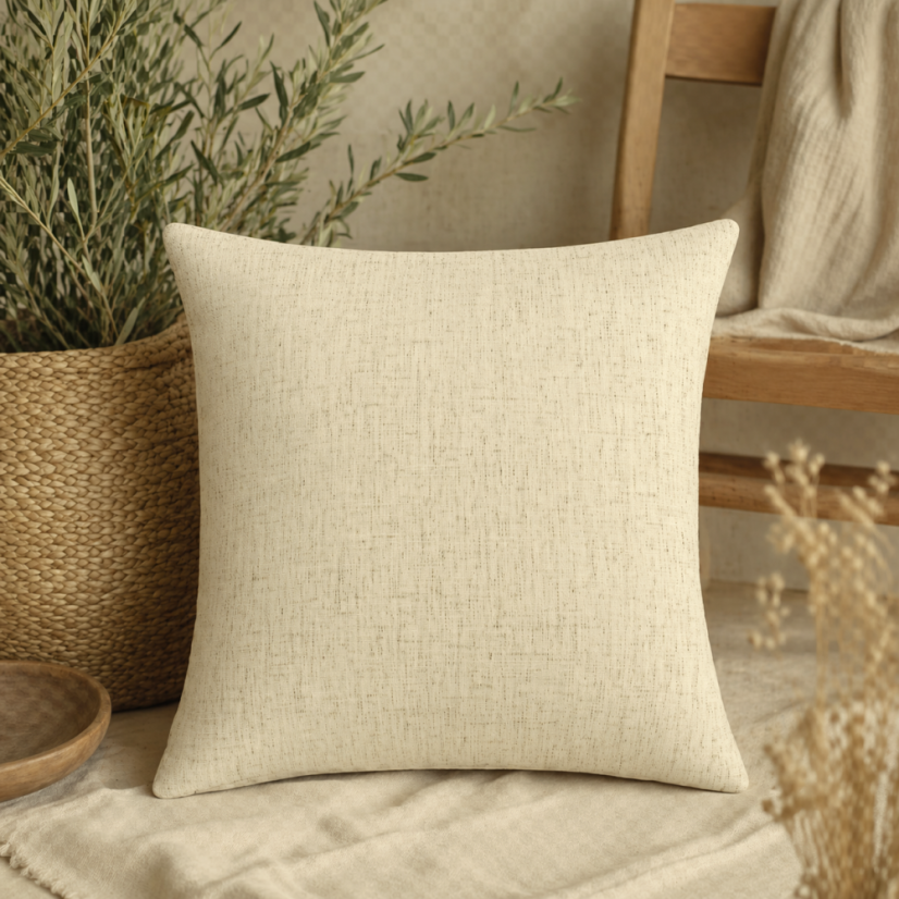 Povlak na polštářek LINO Natur - Rozměr polštářku: 40x40