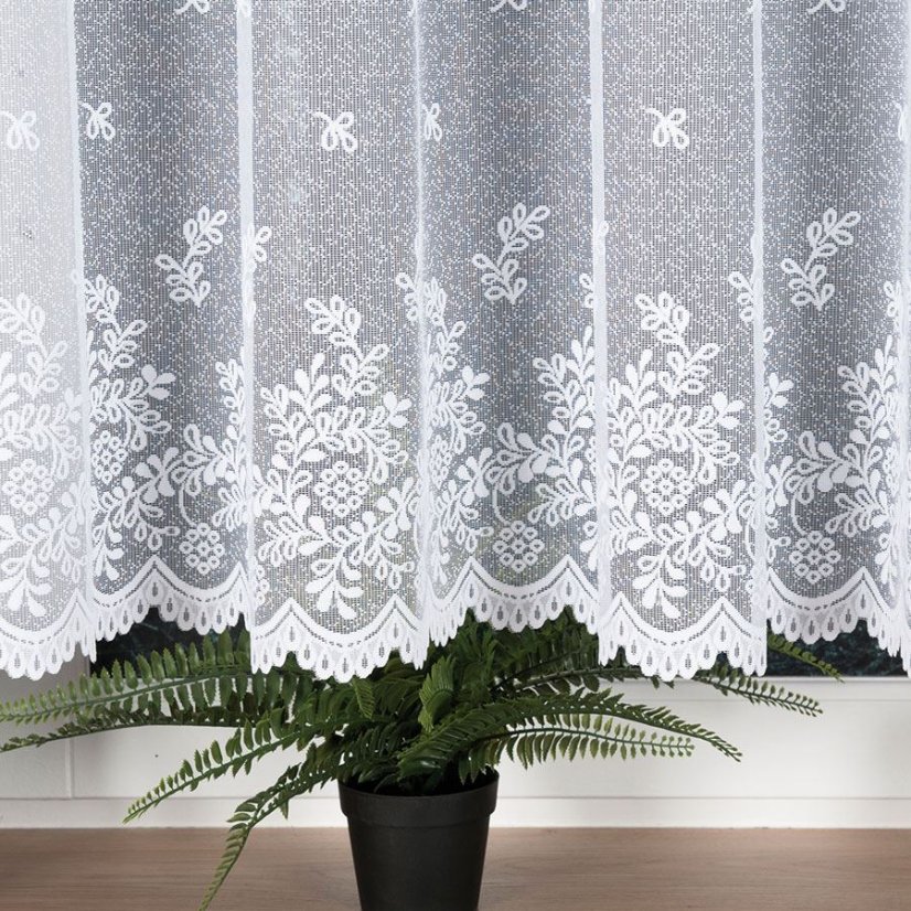 Záclona Karolína - Vyber výšku ↕ (cm): 30, Vyber šití: bez obšití