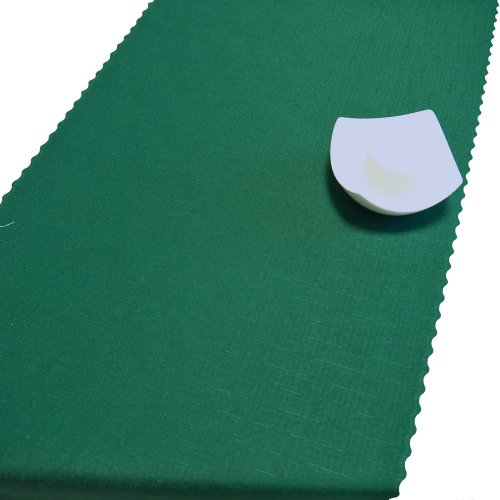 Teflonová šála v metráži - 3046 - tmavě zelená - Šíře materiálu (cm): 38, Vyberte okraje: pouze střih