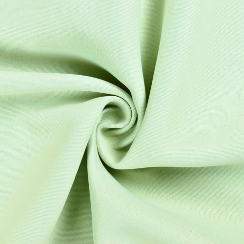 Dekorační látka Blackout pastelově zelená - Šíře materiálu (cm): 150, Vyberte šití: obšití okrajů