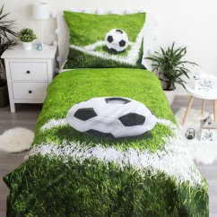 Povlečení hladká bavlna - Fotbal