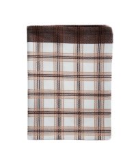 Sada bambusových utěrek káro - hnědá