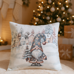 Vánoční gobelínový povlak - Skřítek