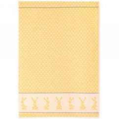 Velikonoční utěrka Zajda - žlutá