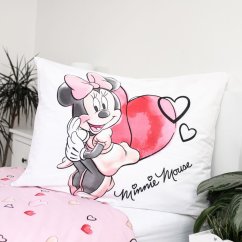 Povlečení hladká bavlna - Minnie Mouse