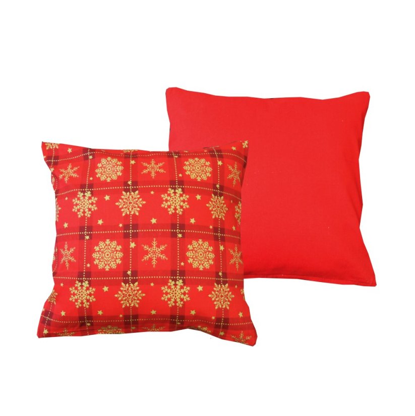 Povlak na polštářek - Zlaté vločky