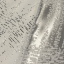 Dekorační látka Luksa - stříbrná - Šíře materiálu (cm): 170, Vyberte šití: obšití okrajů a našití stužky