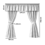 Kanafasový závěsový set