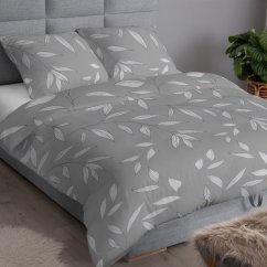 Povlečení bavlněný satén Pola - šedé