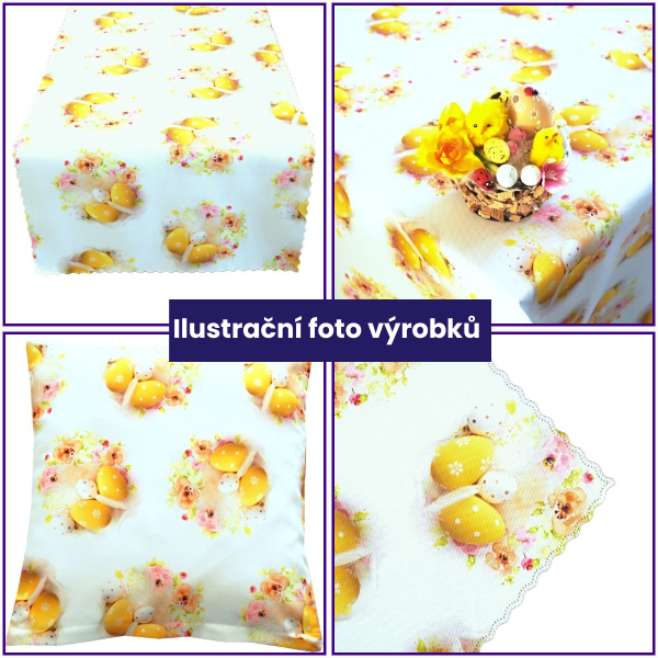 Velikonoční ubrusy a běhouny SOFT
