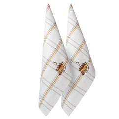 Súprava vyšívaných utierok – Káva