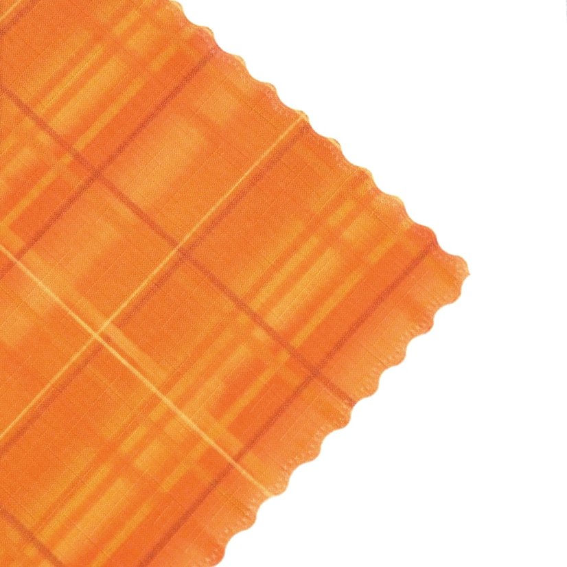 Teflonový ubrus tisk Tanja - oranžová - Vyber rozměr: 75x75