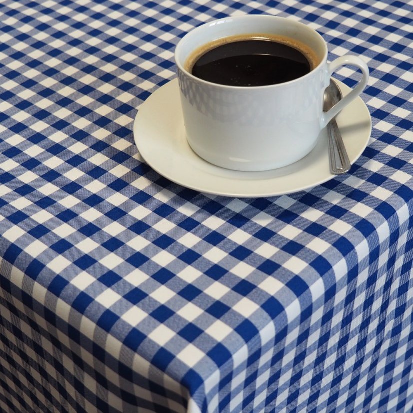 Teflonový ubrus Kanafas - modrý - Vyber rozměr: 40x40