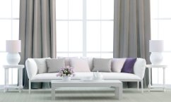 Dekorační látka Blackout šedá