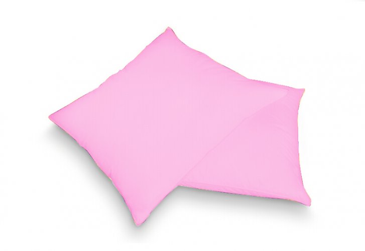 Povlak na polštářek - 11 světle růžová jersey - Rozměr polštářku: 40x40