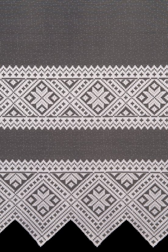 Záclona Olena - Vyber výšku ↕ (cm): 140, Vyber šití: bez obšití