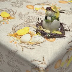 Teflonový velikonoční ubrus Kuřátka