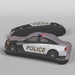Dětský polštářek Policejní auto