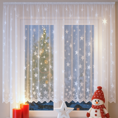 Kusová záclona Vianočná kométa