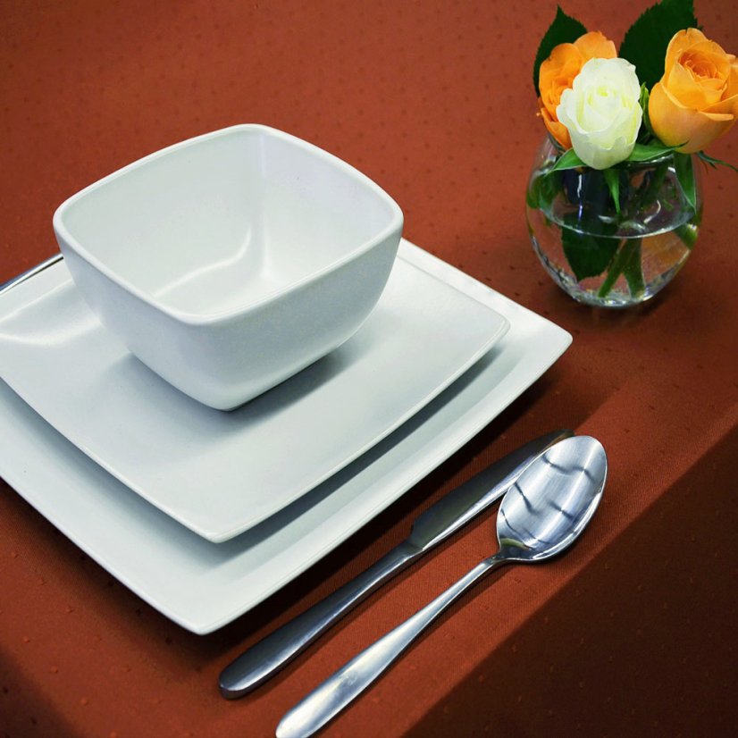 Látka na ubrusy Gastro HT hnědá H-232-2085 - Šíře materiálu ↔ (cm): 180