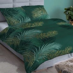 Povlečení bavlněný satén Samira - zelené