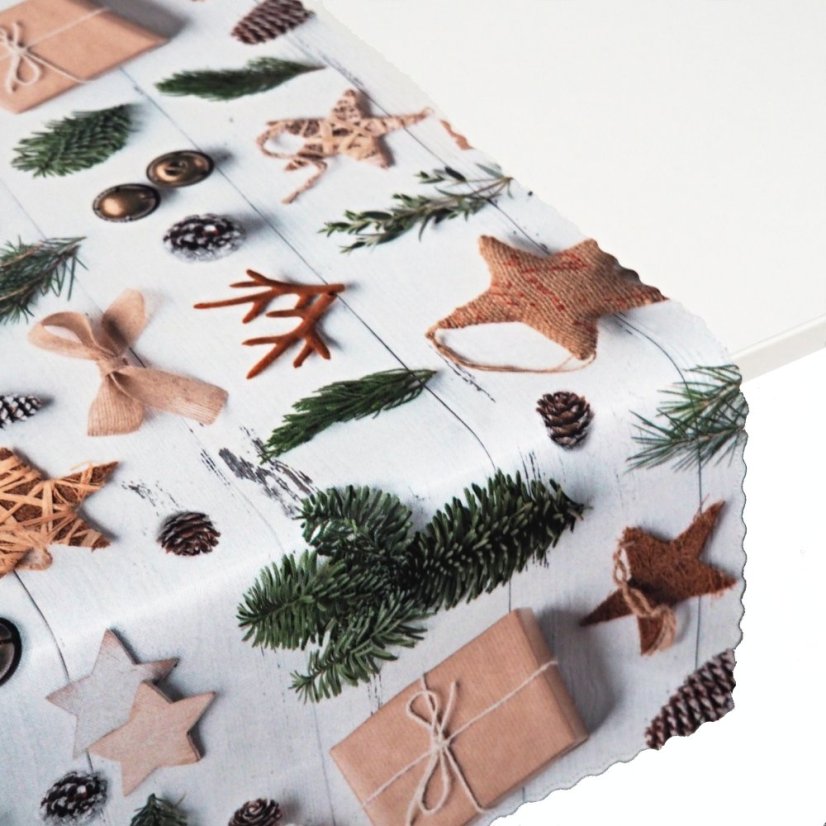 Vánoční ubrusy a běhouny SOFT