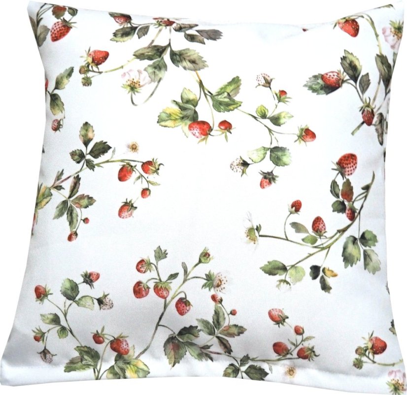 Povlak na polštářek Jahody