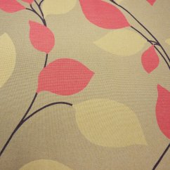 Dekorační látka s lístky