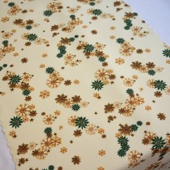 Vánoční ubrusy Slaměnky - zelené