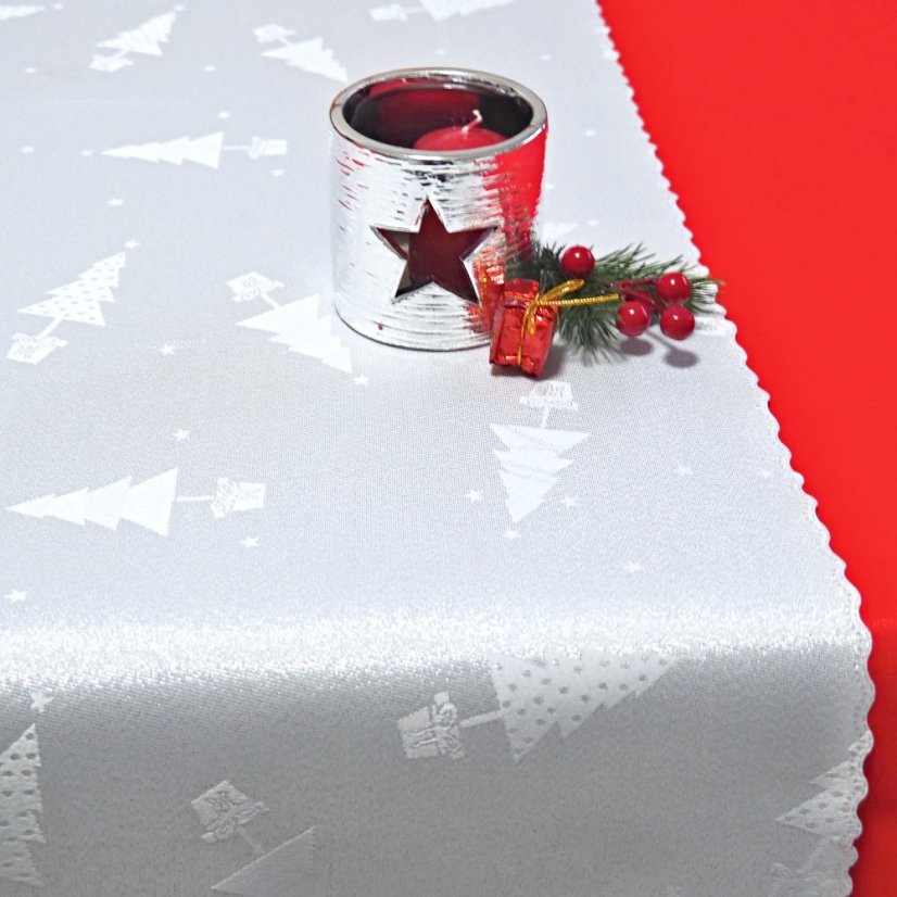 Vánoční ubrusová šála Lamatex - Stromek - Vyber rozměr: 38x120