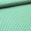 Látka Kanafas tmavě zelená - 0,5 cm káro - Šíře materiálu ↔ (cm): 160, Vyber šití: bez obšití
