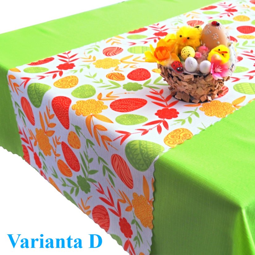 Velikonoční ubrusový set Vajíčka