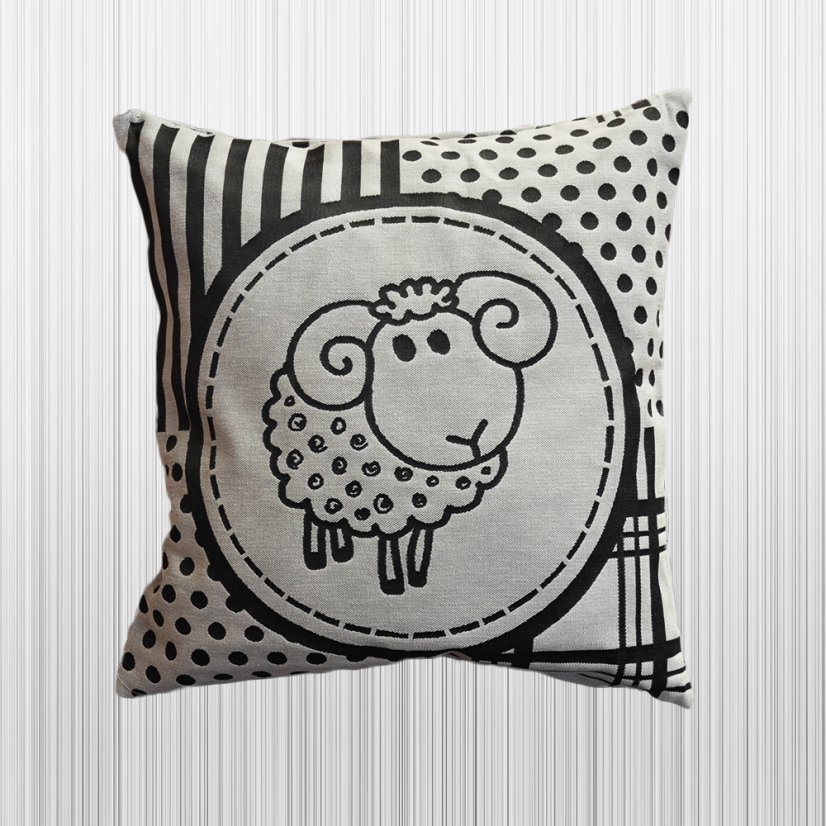 Povlak na polštářek Ovečka - Rozměr polštářku: 40x40