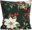 Povlak na polštářek Vánoční růže - zelený
